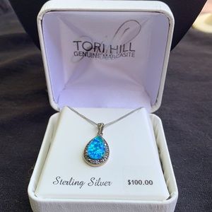 Tori Hill Marcasite NWT 18 in 925